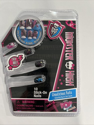Monster high ghoulish nails - monster,