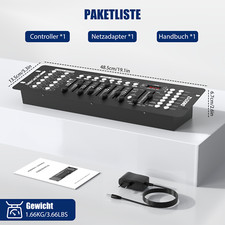 Console Controller 192 Canali DMX-512 per DJ Disco Bar Party con Laccio Luce Palco