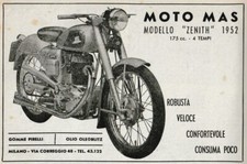 PUBBLICITA' 1952 MOTO MAS