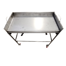 Barbecue acciaio inox e griglia in acciaio inox con bruciatori a GPL - 100x50 cm