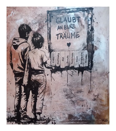 Quadro originale pezzo - , unico