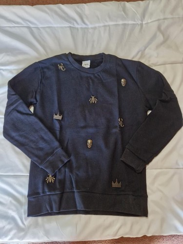 Zara felpa nera girocollo - nera,