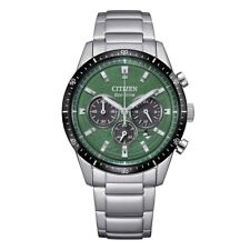 CITIZEN ECO-DRIVE T9 Crono OROLOGIO DA UOMO CRONOGRAFO IN ACCIAIO CA4624-56X