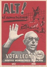 Cartoncino propaganda VOTA