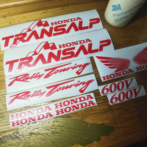 Transalp 600v decal set vinyl - transalp,