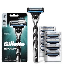 Rasoio manuale gillette mach - manuale, 3