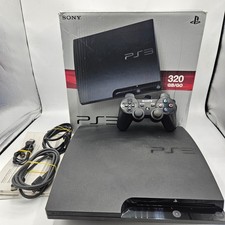 Sony PS3 PlayStation 3 Slim Console 320 Gb Testata Funzionante Scatola Cech3004b