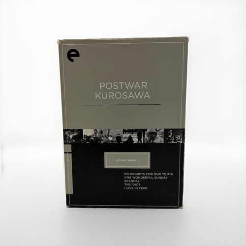 Postwar kurosawa eclipse - eclipse, dvd