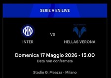 Biglietti Inter Verona