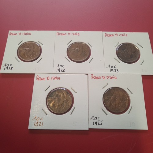 Regno italia lotto - regno, 10