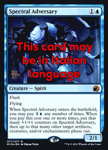 Mtg spectral adversary foil - mtg,