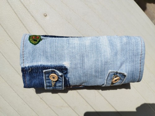 Rotolo porta pennelli jeans - rotolo,