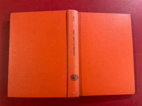 Bruno zevi saper vedere - -,