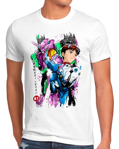 Shirt uomo shinji evangelion - shinji,