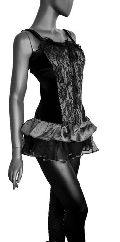 Top corsetto gothic punk - corsetto,