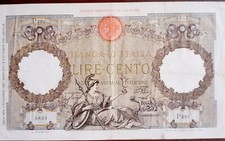 100 lire banconota 1937 - banconota,