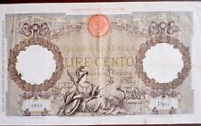 100 Lire Banconota 1937