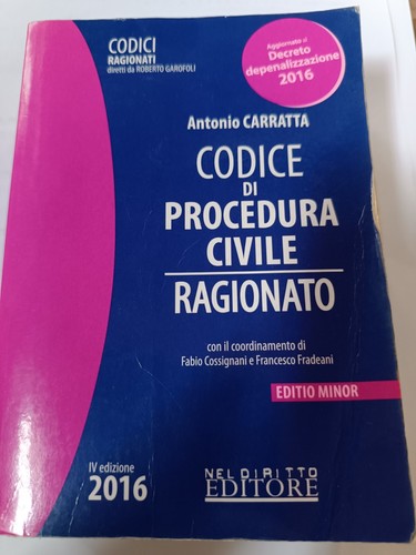 Codice procedura civile - codice,