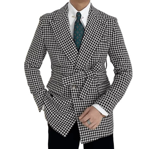 Cappotto uomo pied poule - uomo, de