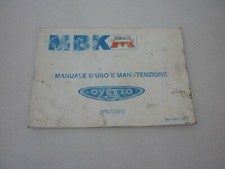   LIBRETTO USO E MANUTENZIONE MBK OVETTO 100 cc