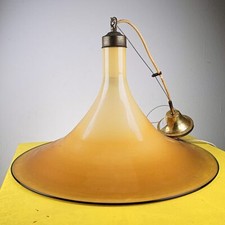lampadario a campana anni 50-60