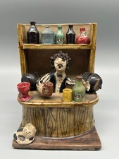 Statuetta ceramica bar pub - statuetta,