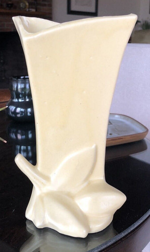 Vaso vintage gres giallo - in,