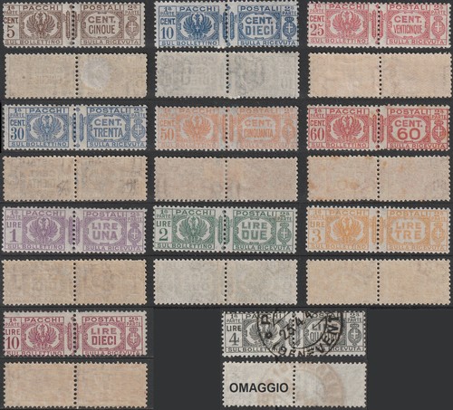 Pacchi postali due sezioni - pacchi,