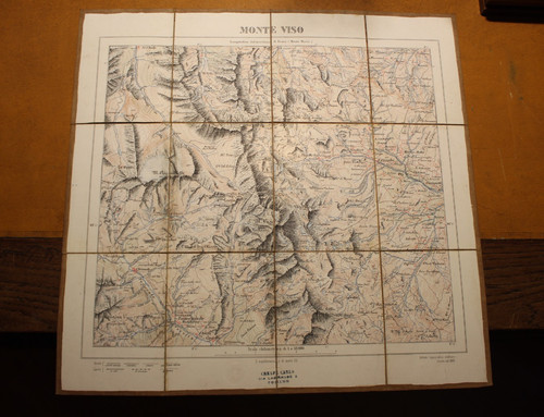 Carta del monviso - carta,