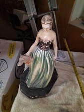 STATUA IN GESSO "DONNA CON