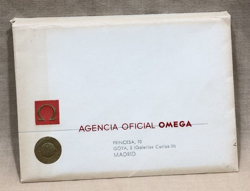 Omega vintage 1970 envelope - omega,