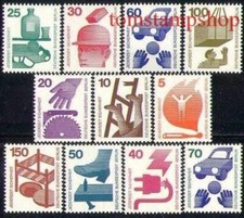 Germania/B 1971 Prevenzione Infortuni Auto Bevande Sicurezza Stradale Salute Benessere 10v MNH