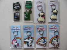 Keyrings Keychains Owls Pugs