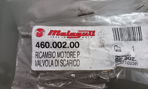 Valvola scarico motore piaggio - motore,