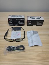 2 LG AG-S350 Occhiali 3D Nero