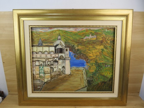 Vecchio quadro dipinto mano - vecchio,