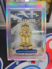 2024 Bowman Chrome Yoshinobu Yamamoto secchio spazzatura bambini RC SSP #BGP-21 Dodgers