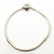 Pandora 925 silver snake heart - 925,