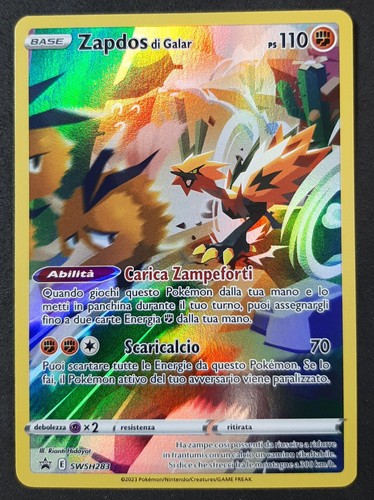 Zapdos galar swsh283 holo - swsh283,