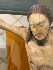 crocifisso ligneo antico