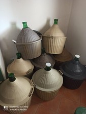 Damigiane in vetro da 54 Litri verde per vino