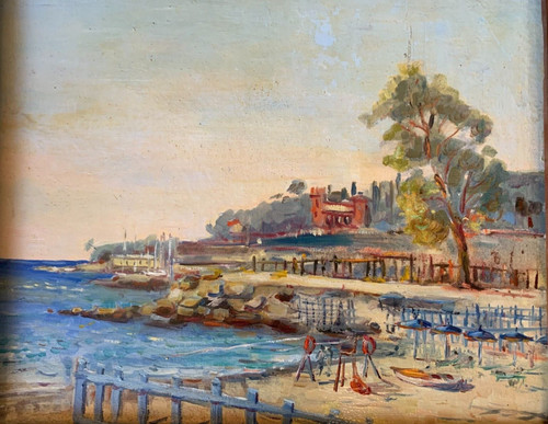Quadro paesaggio marino-