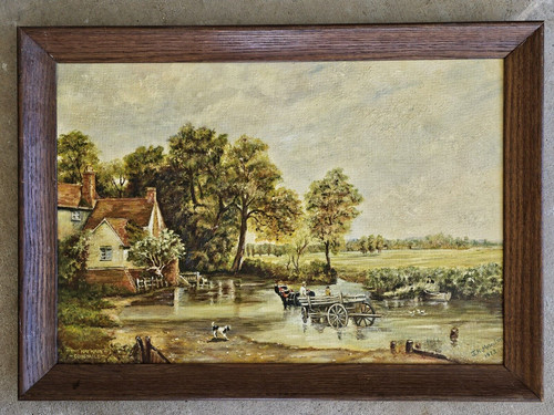 The hay wain dopo - wain, (dopo