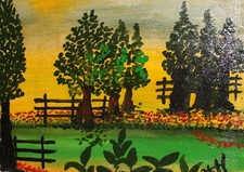 Dipinto ad olio vintage