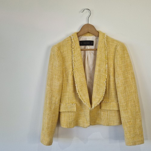 Giacca blazer tweed con
