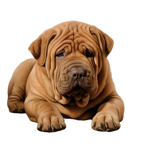 Adesivi shar pei - 5, shar-pei