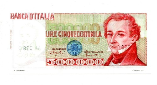 500 000 lire prova di - 500.000,