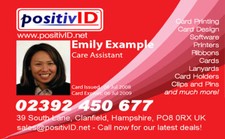 Distintivo nome carta PVC
