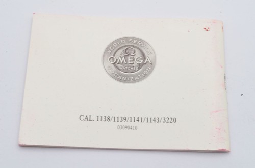 Omega istruzione manuale - omega,