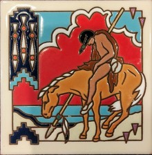 Piastrella artistica ceramica